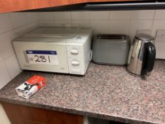 Matsui M161M Microwave, Toaster & Kettle (lot located at Briscoe Lane, Newton Heath, Manchester, M40