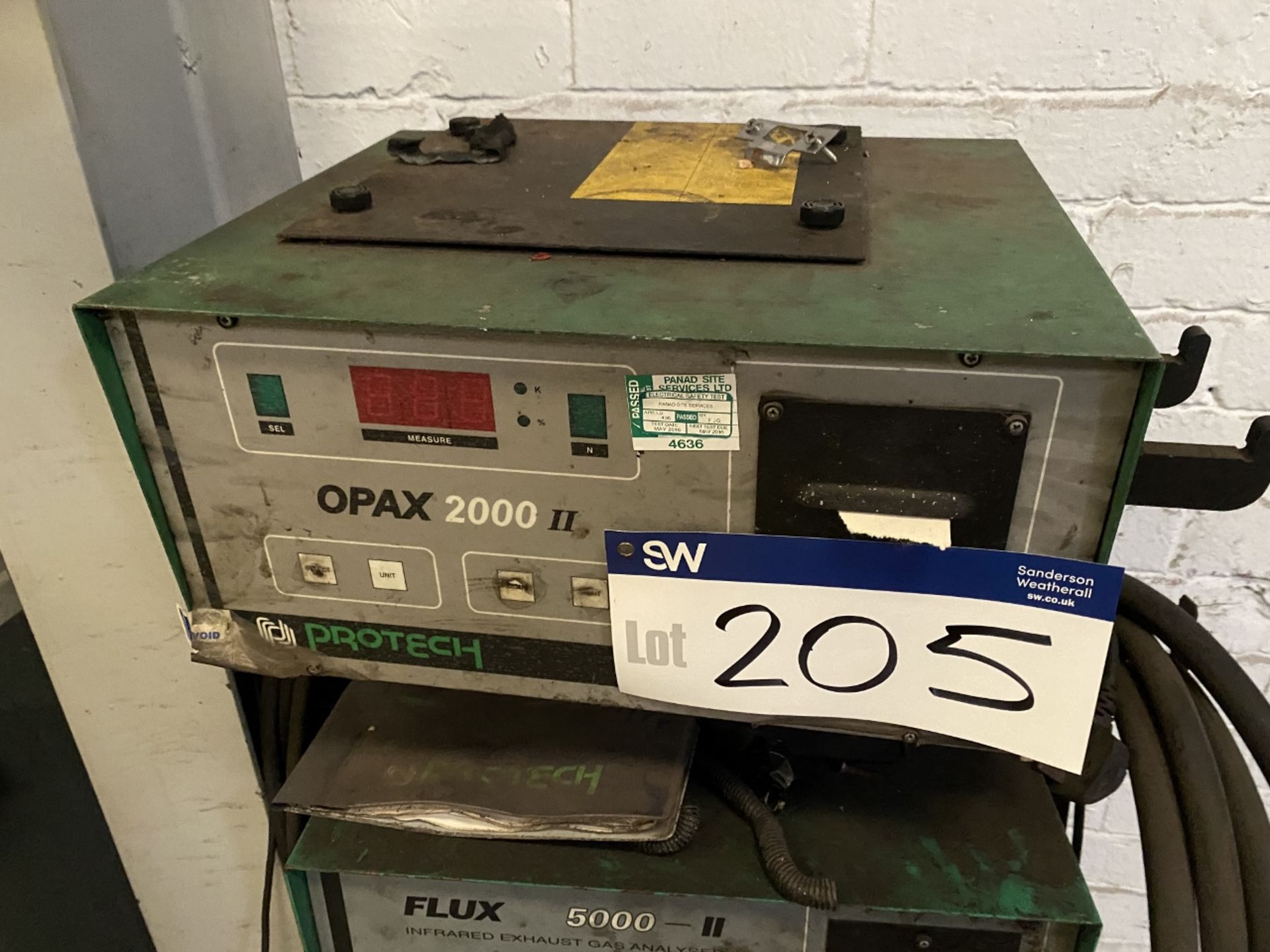 Protech OPAX 2000 II Gas Analyser, 240V (lot located at Briscoe Lane, Newton Heath, Manchester,