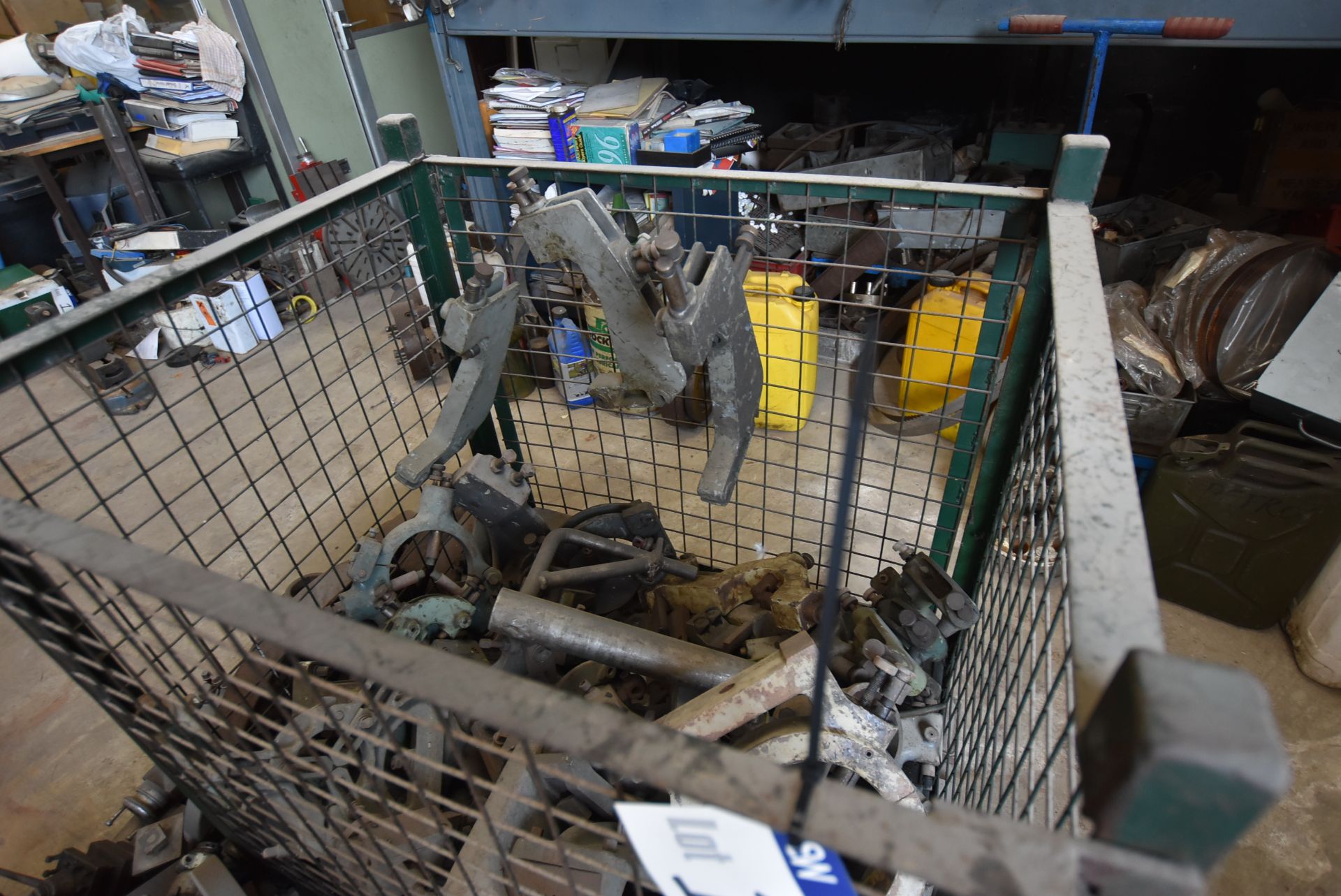 Assorted Face Plates, Chucks, Open & Closed Steadies including Colchester, on one pallet, NOTE Cage, - Image 3 of 3