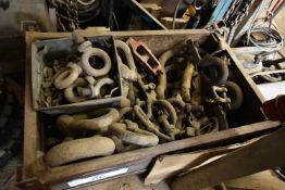 Assorted Lifting Eyes & D Shackles, in crate