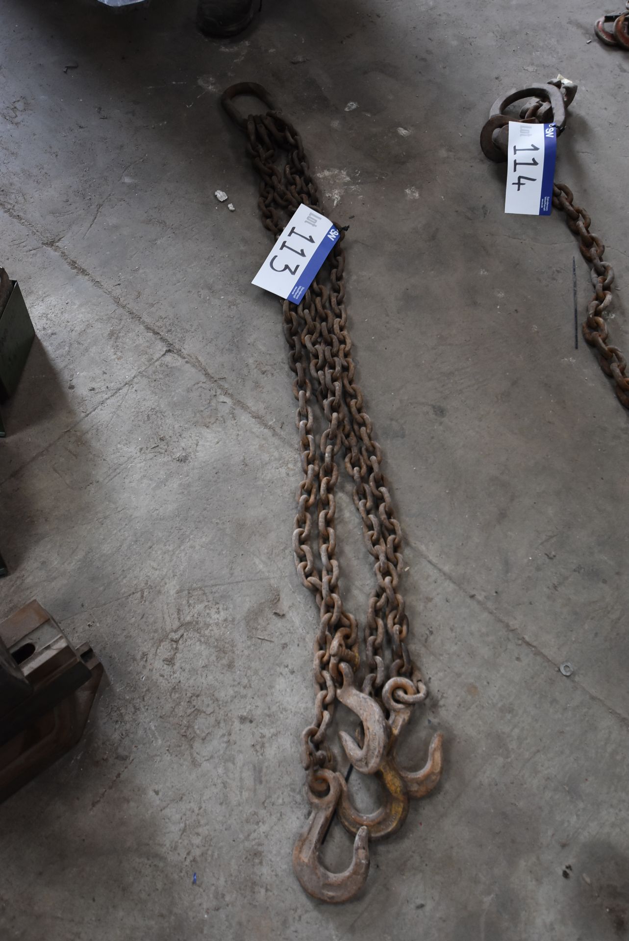 Four Leg Chain Sling, approx. 1.3m long