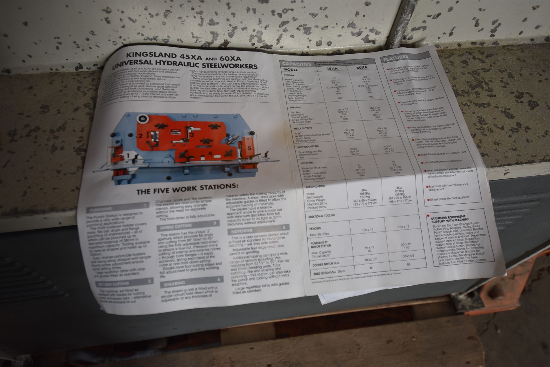 Kingsland UNIVERSAL METAL WORKER, understood to be model 45XA - Image 5 of 5