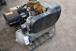 Horizontal Receiver Mounted Air Compressor (known to require attention)