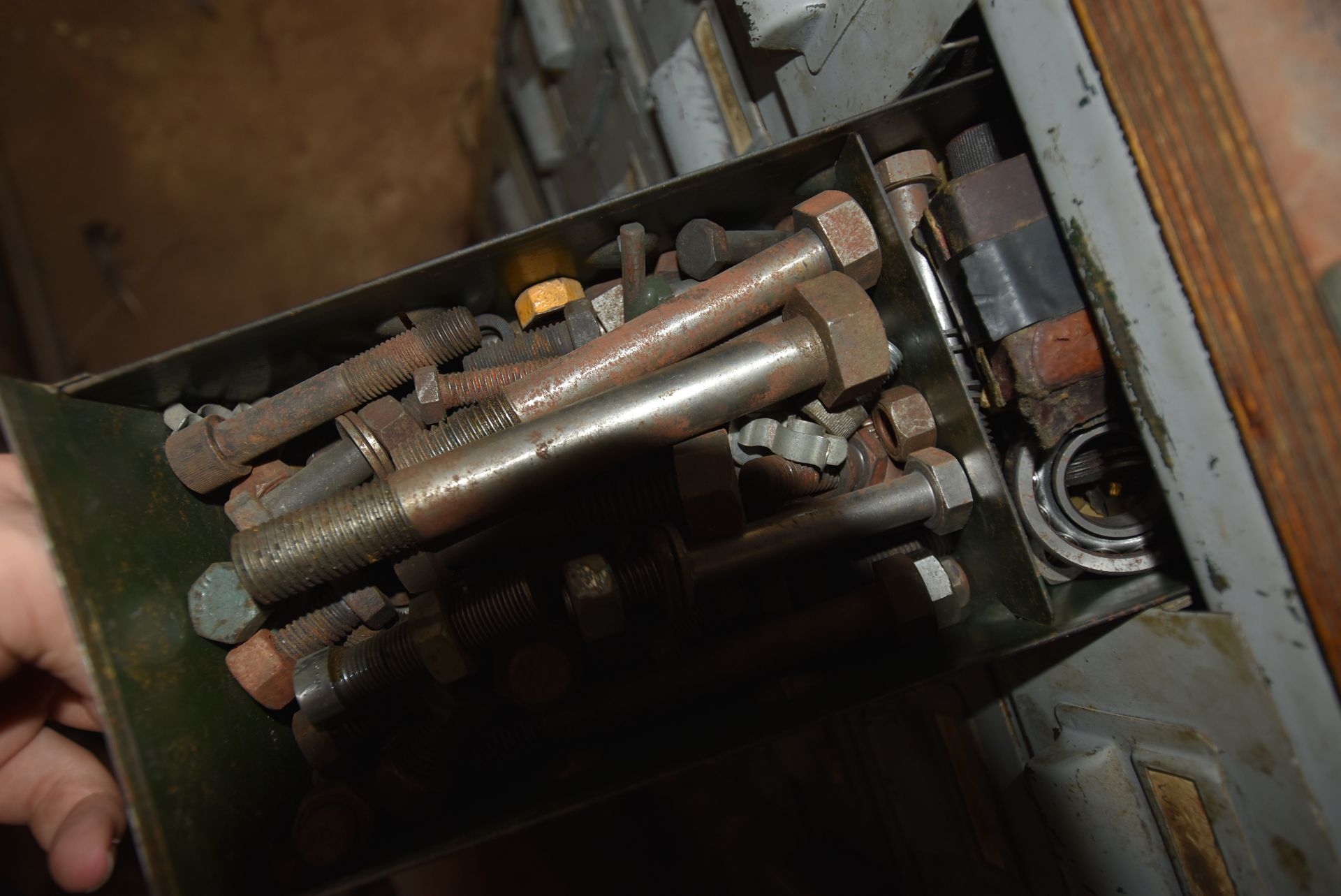 Multi-Drawer Steel Cabinet, with contents comprising mainly imperial bolts and fastenings, with - Image 7 of 13