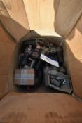 Assorted Pneumatic Valves, in cardboard box