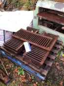 Cast Iron Grates, on pallet