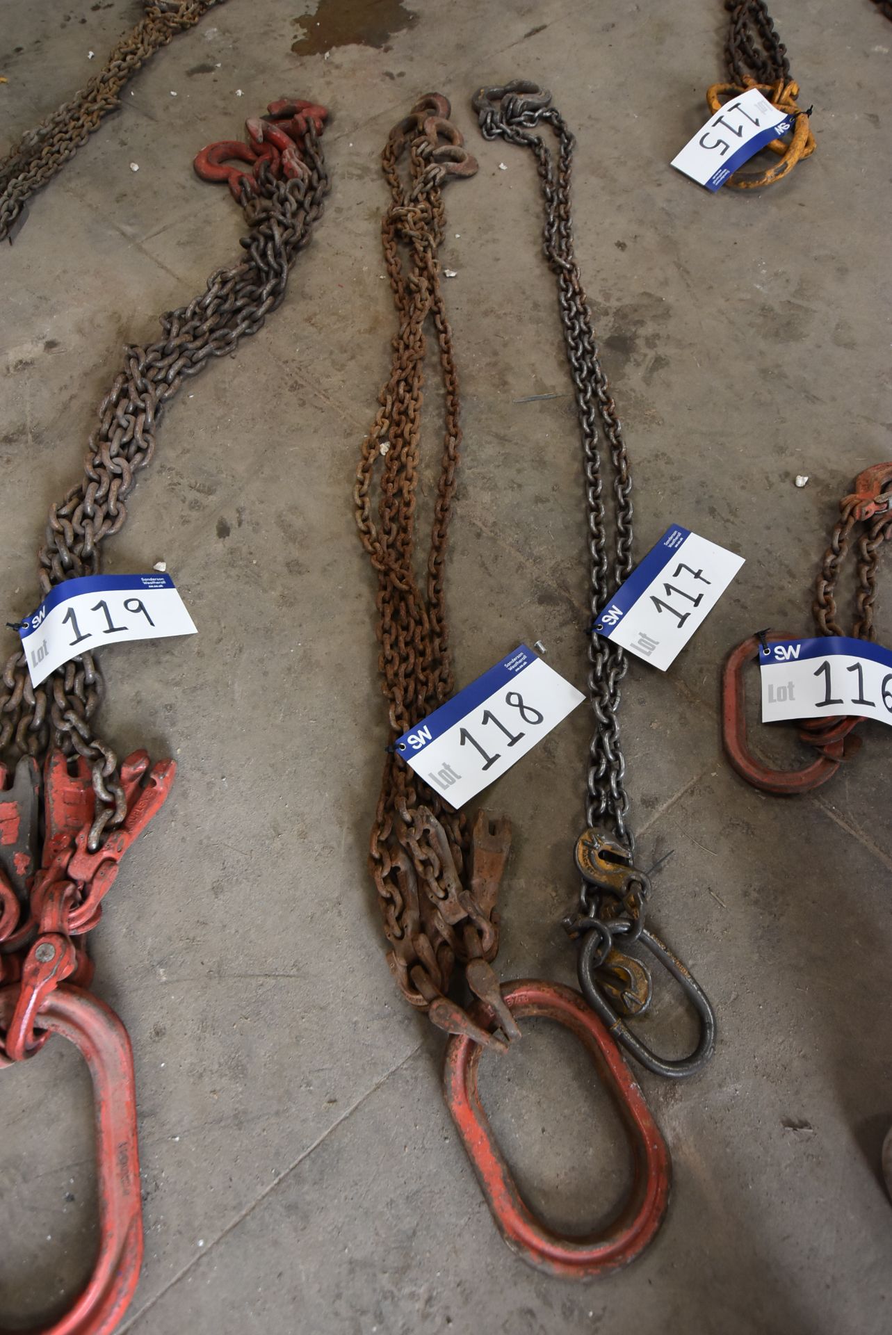 Four Leg Chain Sling, approx. 1.4m long