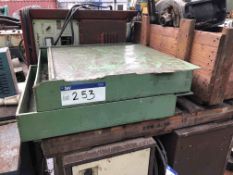 Saw Blades, in two timber crates, approx. seven understood to be mainly approx. 700mm dia. x approx.