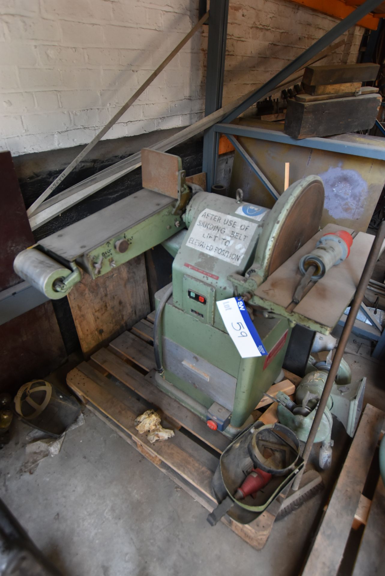 Wadkin Bursgreen Belt & Disc Sanding Machine