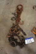 Assorted Chain Slings & Lifting Equipment, as set out