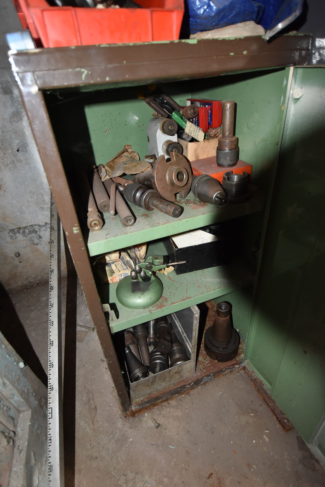 Single Door Steel Cabinet, with contents including engineering tooling - Image 2 of 2