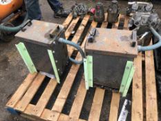 Two Steel Cased Transformers, 230/250 input volts, output volts 110, CTE, 3.0kVA