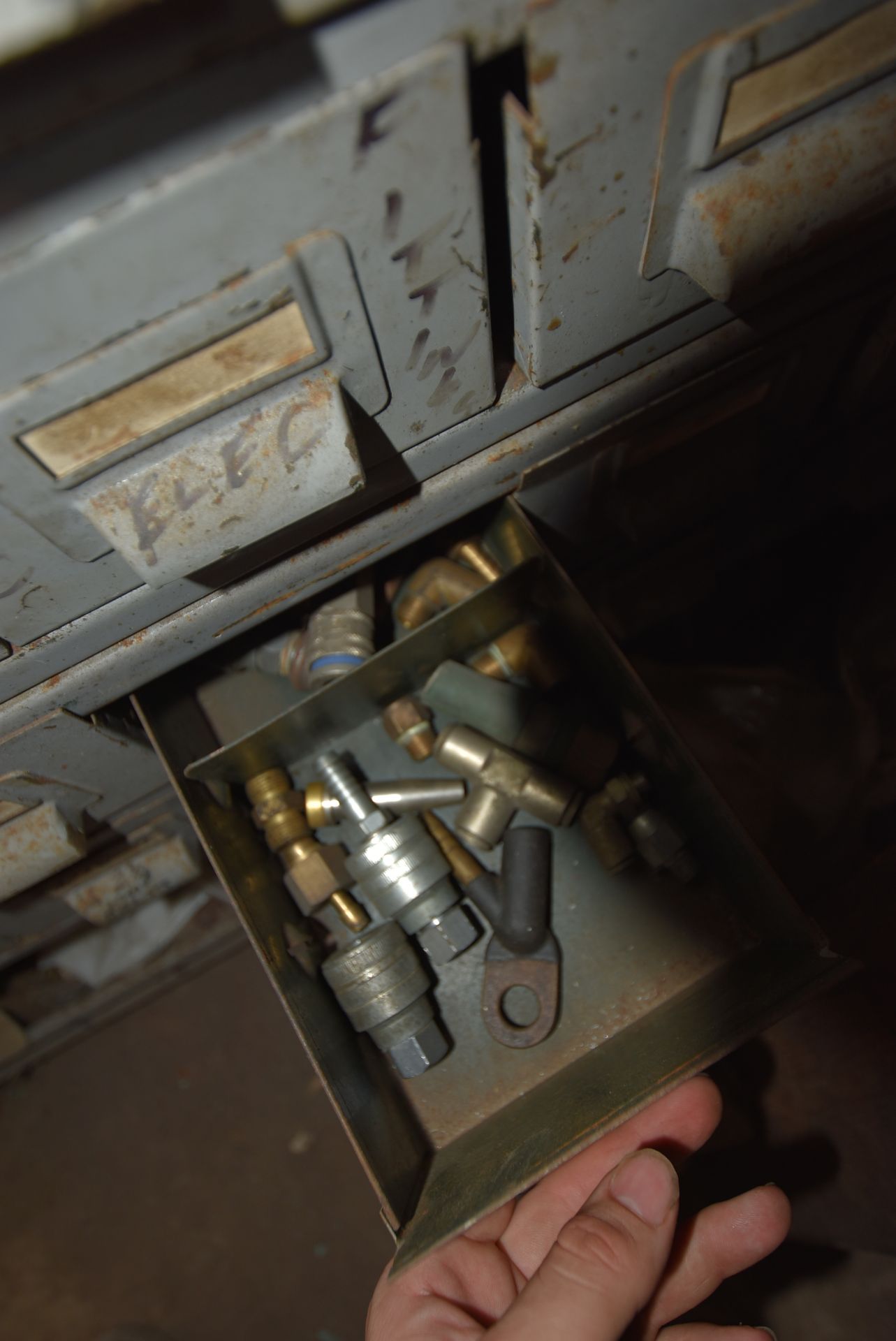 Multi-Drawer Steel Cabinet, with contents comprising mainly imperial bolts and fastenings, with - Image 12 of 13