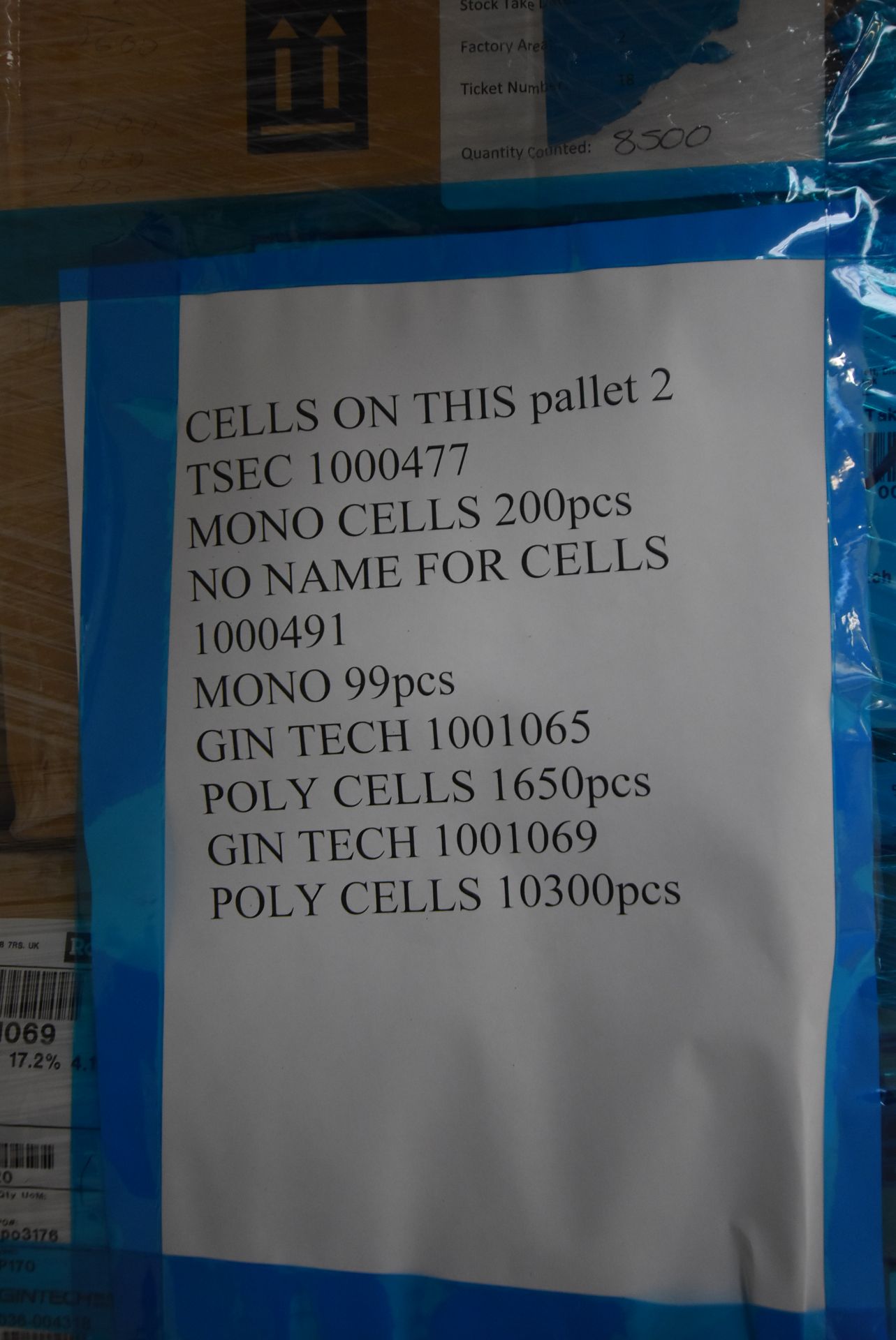 Assorted Solar Cells, on three pallets, one pallet understood to contain 400 pieces, one pallet - Image 2 of 5