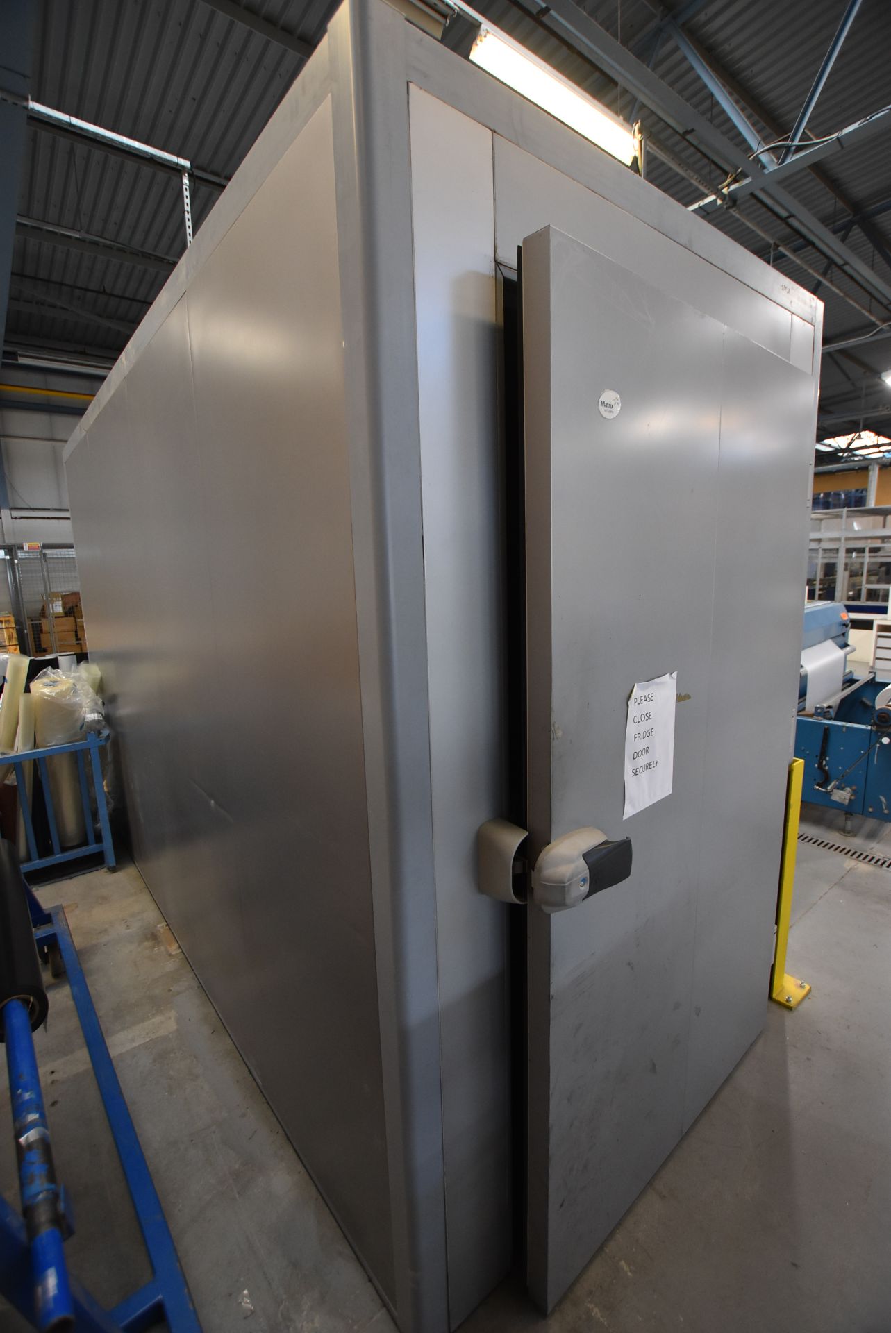 Cold Solutions/ Matrix Refrigerated Cold Room, approx. 4m x 2m x 2.5m, with refrigeration equipment - Image 3 of 4