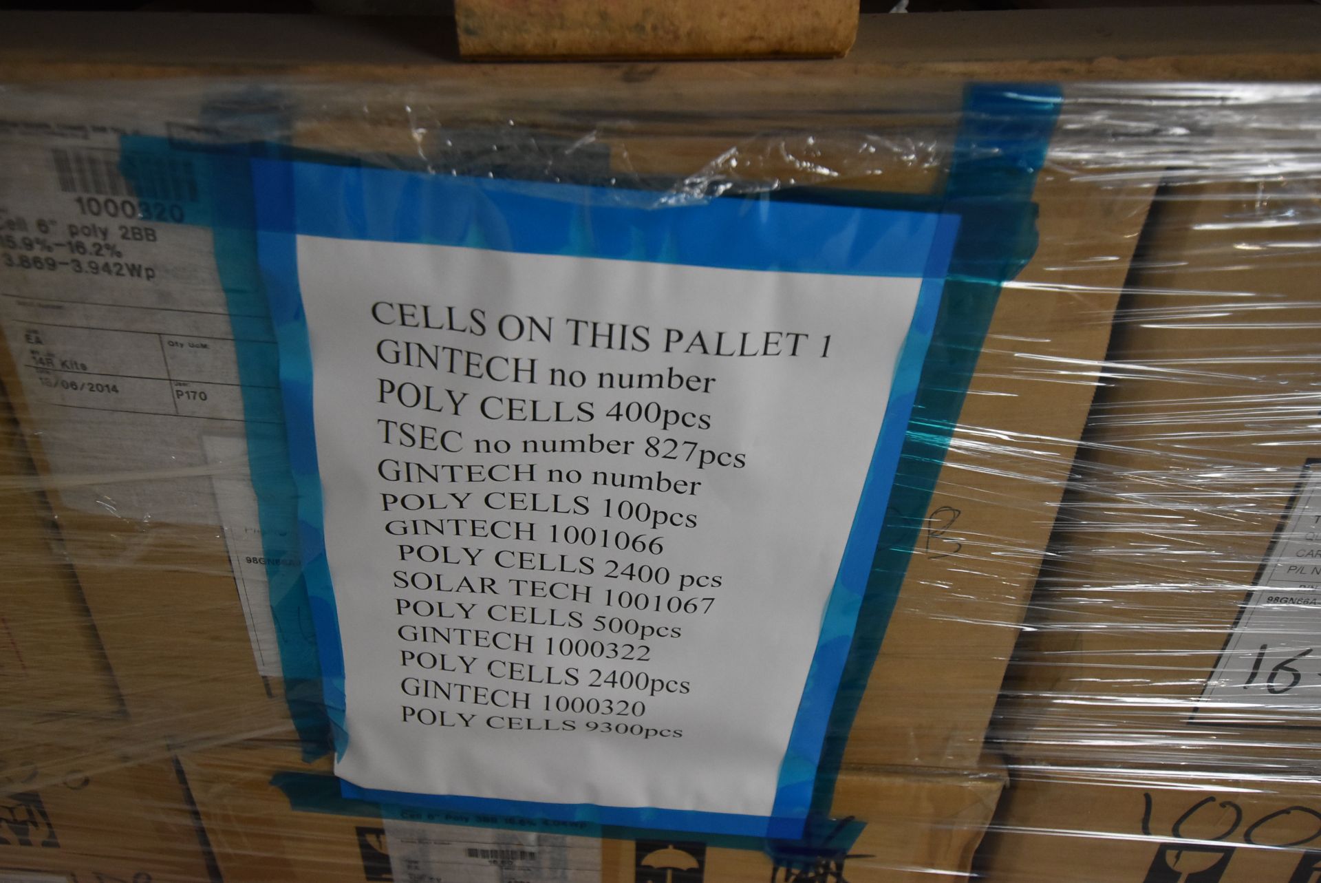 Assorted Solar Cells, on three pallets, one pallet understood to contain 400 pieces, one pallet - Image 3 of 5