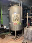 2,000 litre Stainless Steel Distillate Receiver Ve