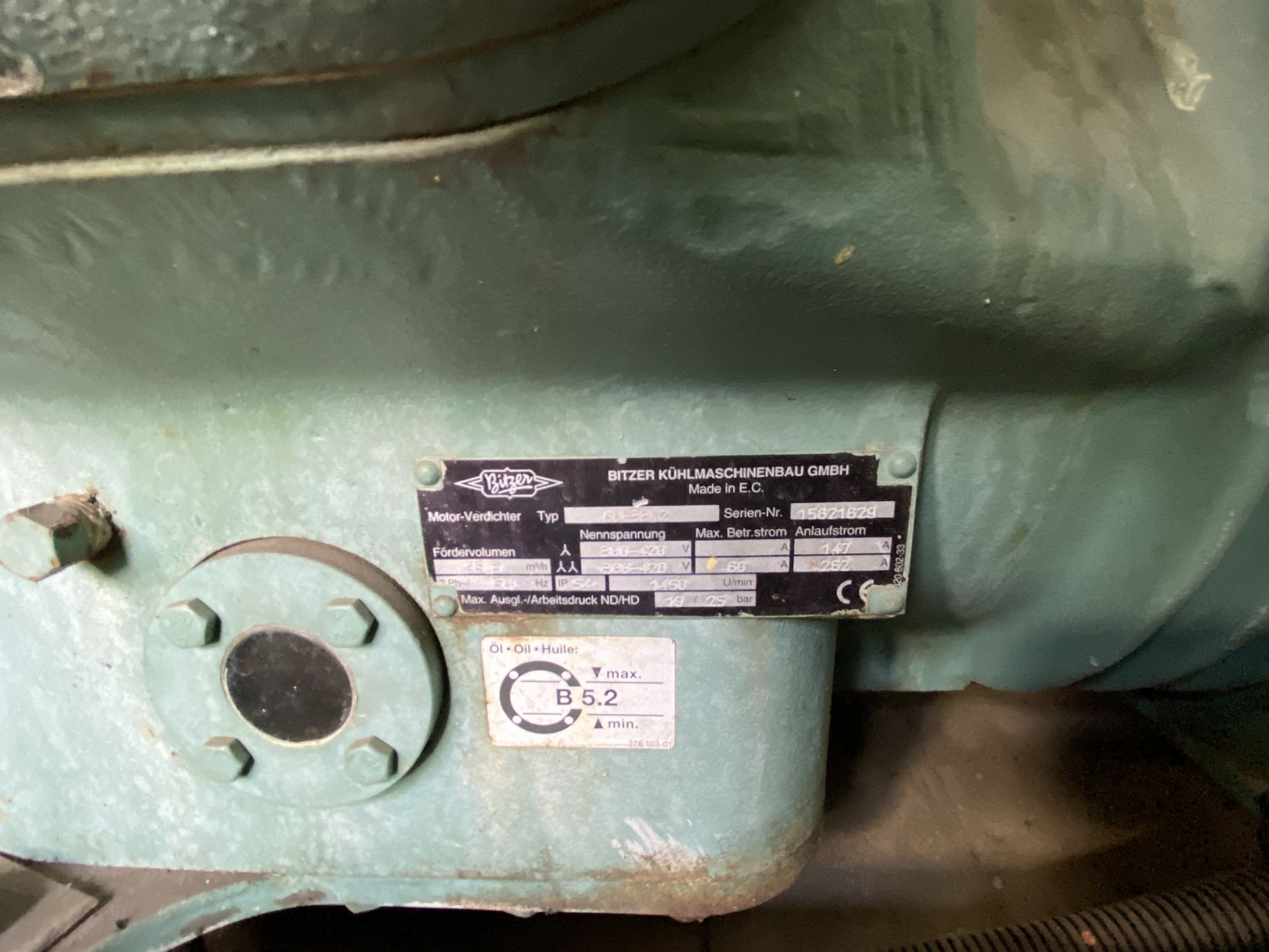 Bitzer Type 6J-33.2 Refrigeration Compressor, with - Image 4 of 4