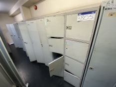 Assorted Personnel Lockers, comprising one x eight