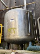 4,000 litre Stainless Steel Receiver Vessel
