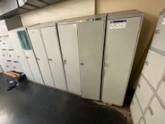 Seven Single Door Personnel Lockers