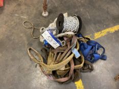 Assorted Lifting Equipment, including lifting stra