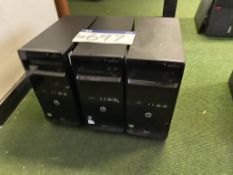 Three HP Pro Personal Computers & one Intel Pentiu