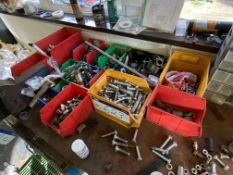 Assorted Fasteners, as set out in plastic bins