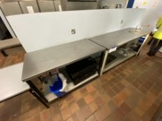 Two Stainless Steel Benches