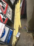 Approx. 25 Drain Rods, 3m