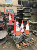 Approx. 100 Various Road Traffic Cones