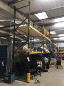 14 Bays of Two-Tier Boltless Steel Pallet Racking,