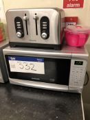 Cookworks Microwave Oven & Stainless Steel Toaster