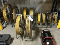 Ten Various Size Mobile Cable Reel Stands