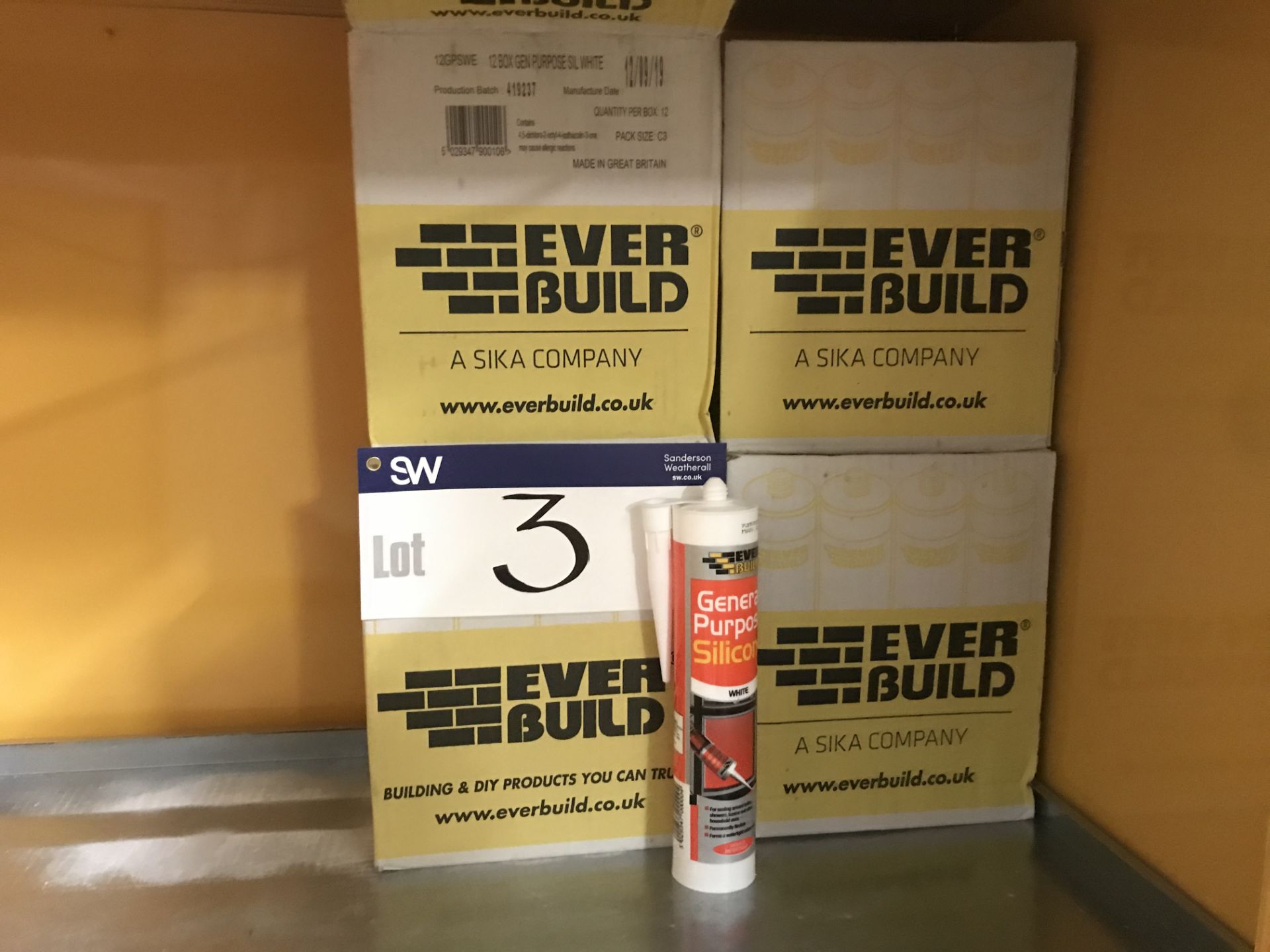 48 Tubes of Ever Build General Purpose White Silic