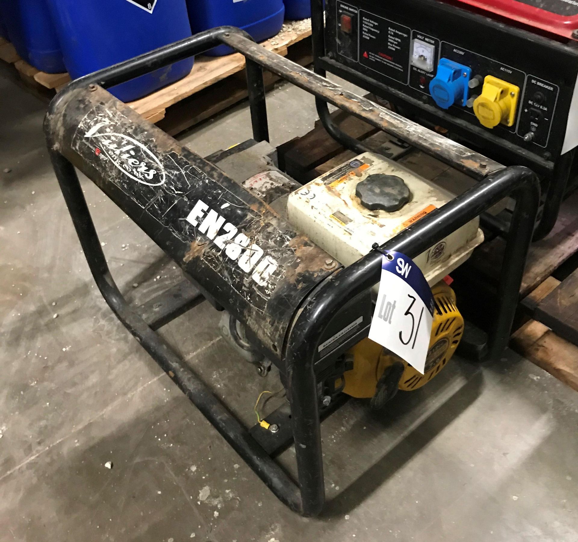 Villiers EN2800 Mini Petrol Site Generator, 110-24