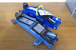 Two Draper Hydraulic Trolley Jacks (no handle)