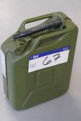 20litre Jerry Can, with pouring spout