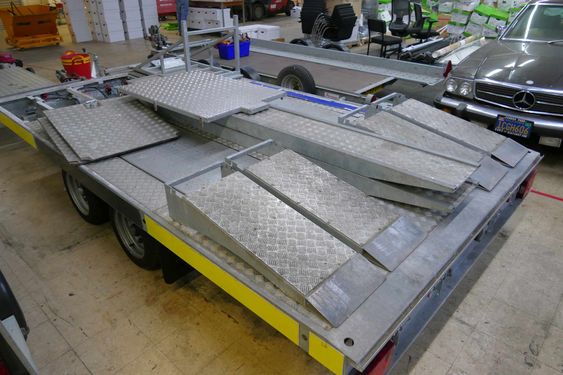 Trailerlift MPT10 TWIN AXLE SPECIAL PURPOSE TRAILER, serial no. 100304, 4.3m long on main body, with - Image 2 of 11