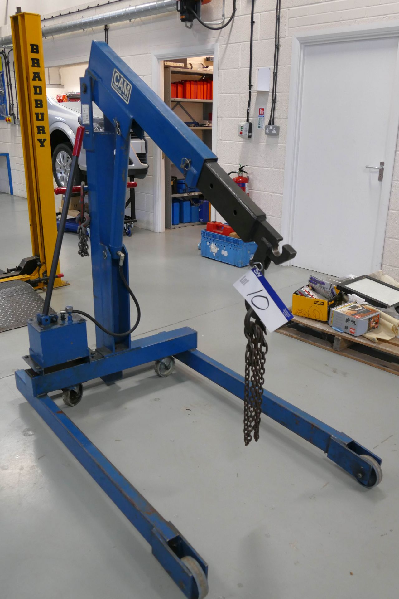 Cam 1500kg SWL Hand Hydraulic Mobile Workshop Crane, LE33J - Image 2 of 2