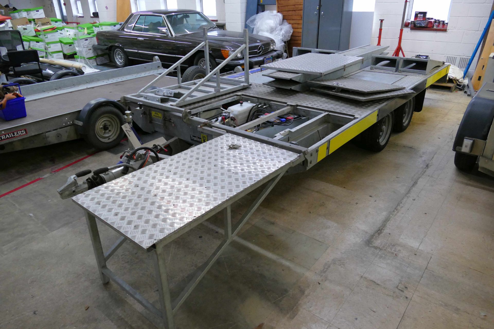 Trailerlift MPT10 TWIN AXLE SPECIAL PURPOSE TRAILER, serial no. 100304, 4.3m long on main body, with