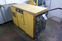 HPC PLUSAIR Package Screw Compressor, 10 bar safe working pressure, 25496 hours (at time of listing)