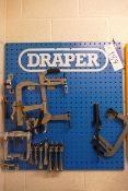 Draper Specialist Tooling, with wall rack