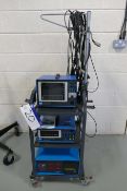 Sykes-Pickavant Engine Analyser Equipment, on one trolley, including portable scope, portable engine