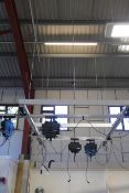 Bowens High Glide Overhead Photography Gantry, with four Bowens Lite-Lift light attachments, 20kg