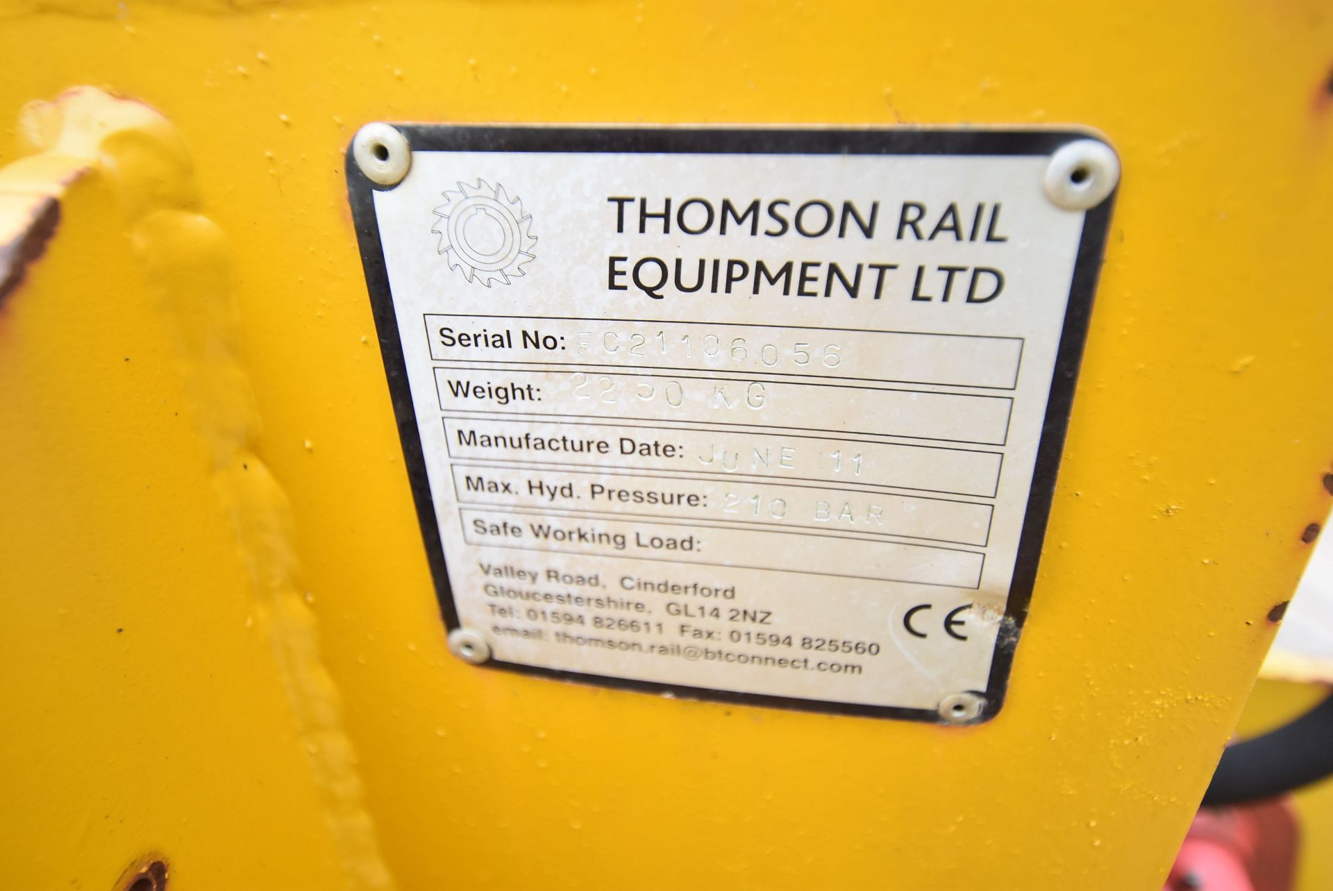 Thompson Hydraulic Fast Clipper, serial no. FC21106056, year of manufacture 2011, plant no. RAFC - Image 5 of 7