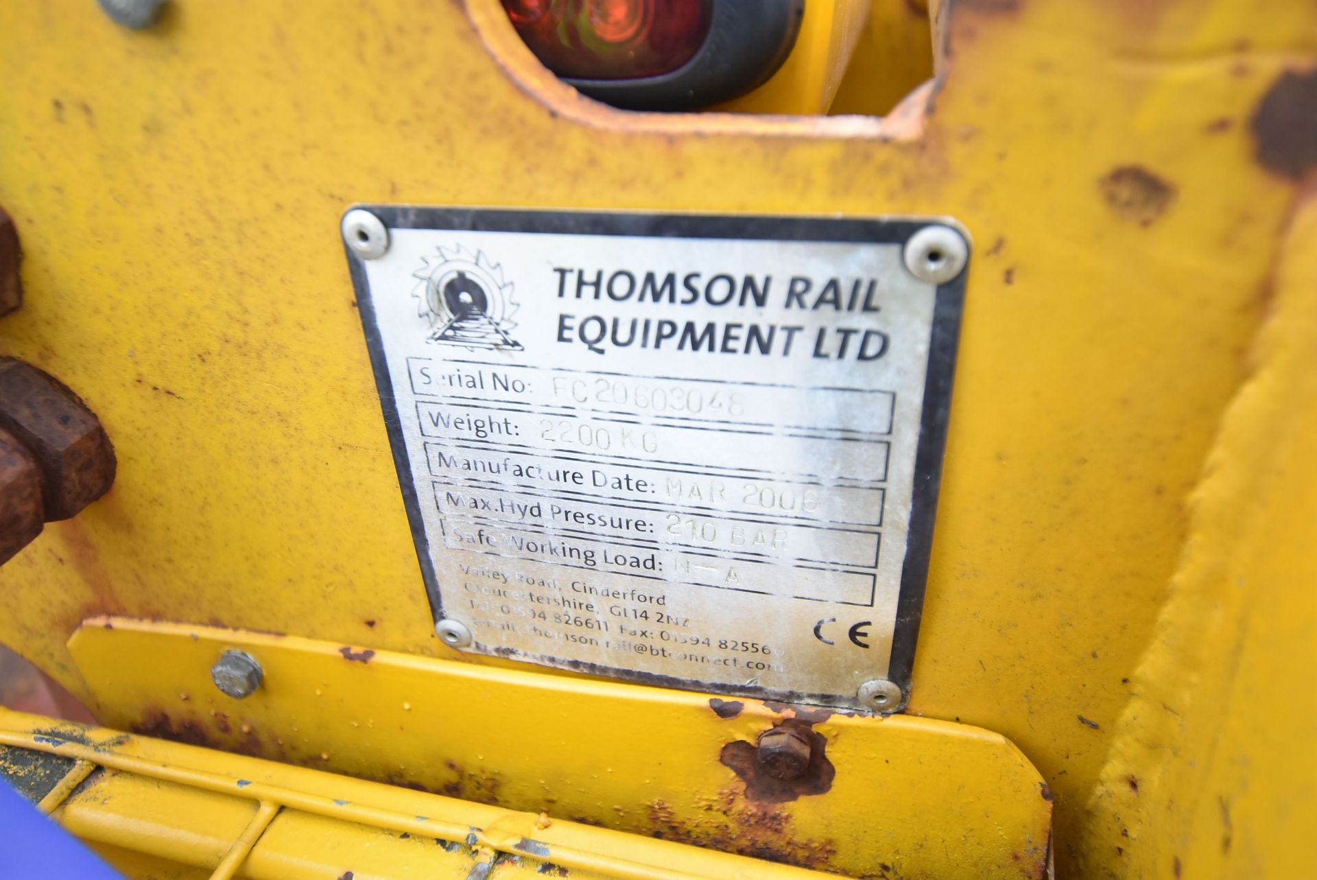 Thompson Hydraulic Fast Clipper, serial no. FC20603048, year of manufacture 2006, plant no. RAFC - Image 5 of 12