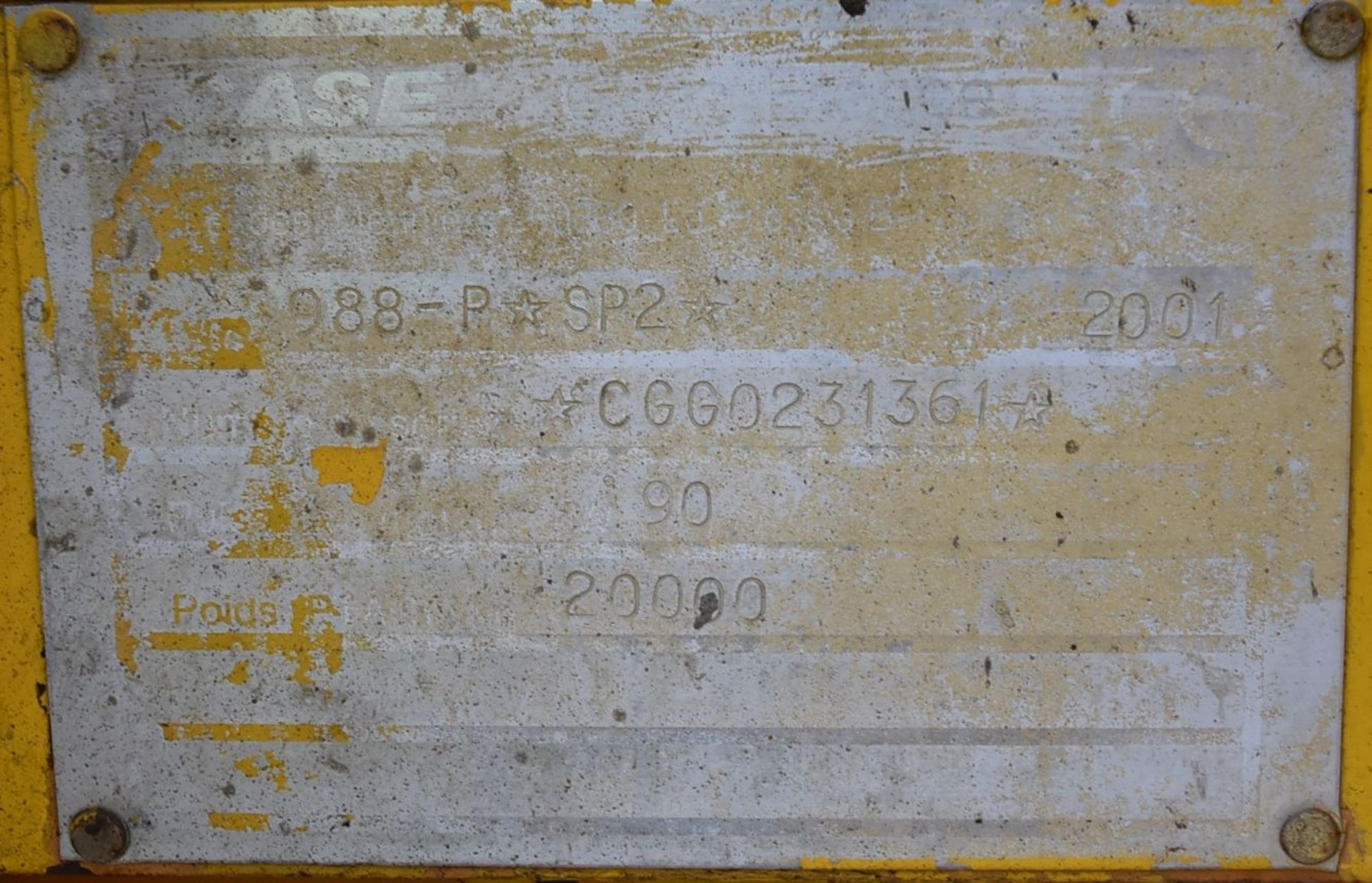 Case 988-P ROAD RAIL MEGA RAILER, serial no. CGG0231361, (type 9B-1), ECC 01/11/20, 11,981 indicated - Image 24 of 40