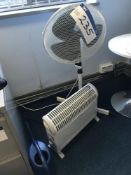 Electric Heater & Floor Standing Fan