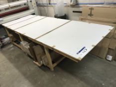 Timber Framed Laying Out Table, 3300mm x 1200mm